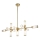 Endon 106259 - Lestenec na drogu TOUR 13xG9/3W/230V medenina