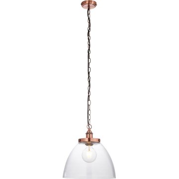 Endon 106895 - Lestenec na verigi HANSEN 1xE27/10W/230V meden