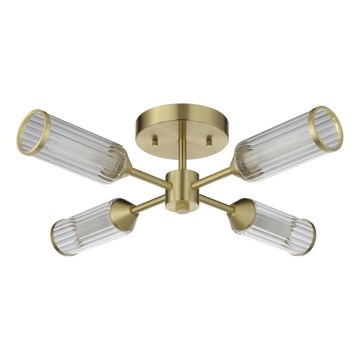 Endon 106946 - Nadgradni lestenec TOUR 4xG9/3W/230V medenina