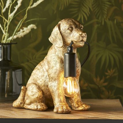 Endon 107364 - Namizna svetilka PUPPY 1xE14/7W/230V zlata