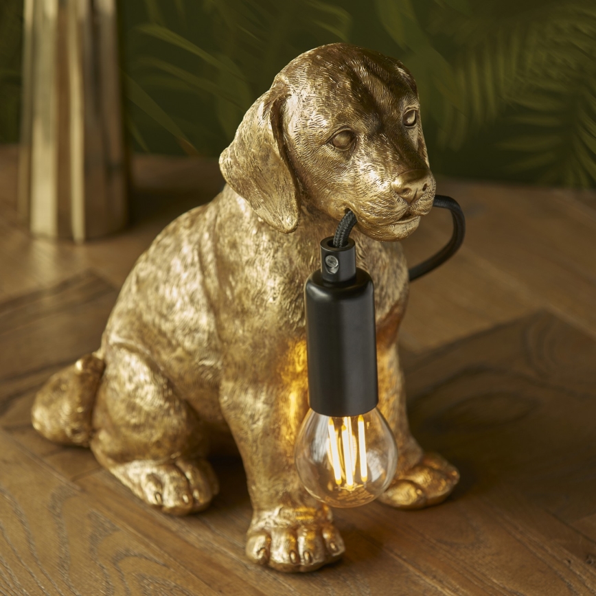 Endon 107364 - Namizna svetilka PUPPY 1xE14/7W/230V zlata