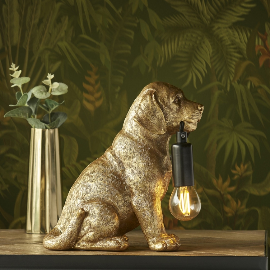 Endon 107364 - Namizna svetilka PUPPY 1xE14/7W/230V zlata