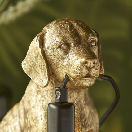 Endon 107364 - Namizna svetilka PUPPY 1xE14/7W/230V zlata