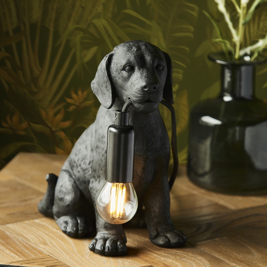 Endon 107365 - Namizna svetilka PUPPY 1xE14/7W/230V črna