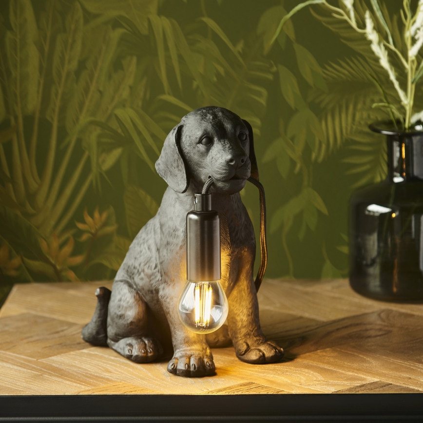 Endon 107365 - Namizna svetilka PUPPY 1xE14/7W/230V črna