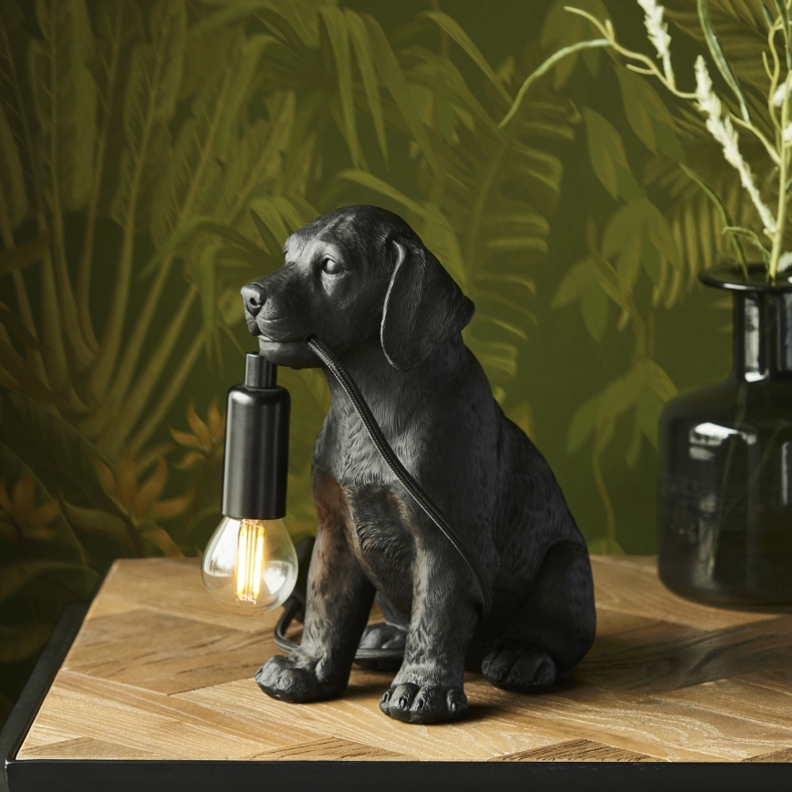 Endon 107365 - Namizna svetilka PUPPY 1xE14/7W/230V črna