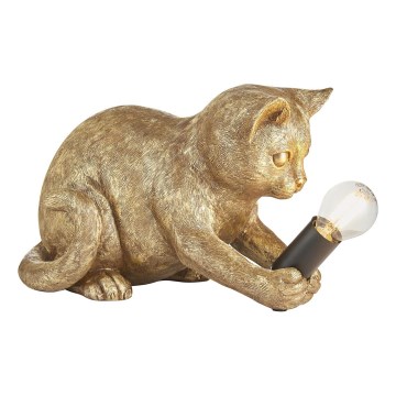 Endon 107389 - Namizna svetilka KITTEN 1xE14/7W/230V zlata