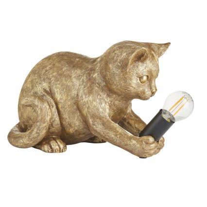 Endon 107389 - Namizna svetilka KITTEN 1xE14/7W/230V zlata
