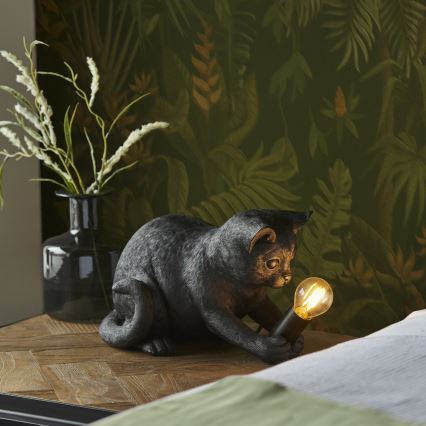 Endon 107390 - Namizna svetilka KITTEN 1xE14/7W/230V črna