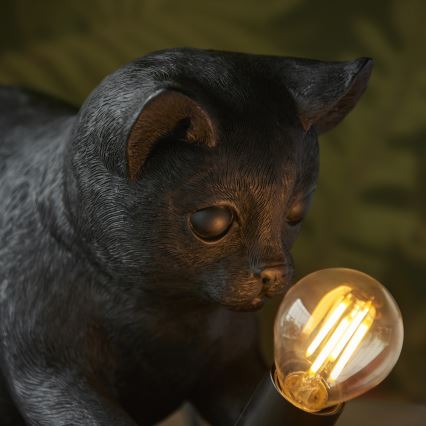 Endon 107390 - Namizna svetilka KITTEN 1xE14/7W/230V črna