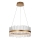 Endon 107671 - LED Zatemnitveni lestenec na vrvici ADRIEL LED/41W/230V 3000K pr. 51 cm zlata/prozorna