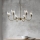 Endon 107791 - Lestenec na verigi 6xE14/6W/230V medenina