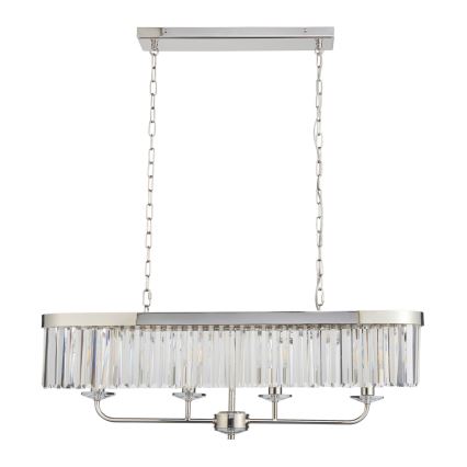 Endon 109058 - Lestenec na verigi 4xE14/6W/230V sijajni krom
