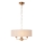 Endon 110723 - Lestenec na verigi HIGHCLERE 3xE14/40W/230V bež/medenina pr. 45 cm