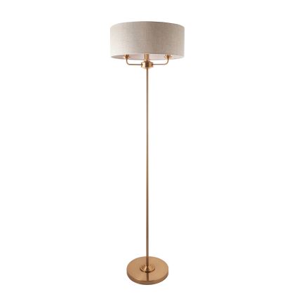 Endon 110724 - Talna svetilka HIGHCLERE 1xE14/40W/230V bež/medenina