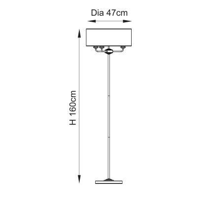 Endon 110724 - Talna svetilka HIGHCLERE 1xE14/40W/230V bež/medenina