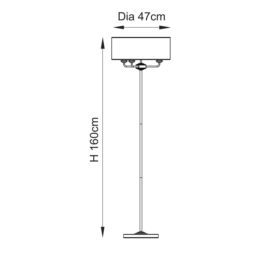 Endon 110724 - Talna svetilka HIGHCLERE 1xE14/40W/230V bež/medenina