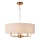 Endon 110727 - Lestenec na verigi HIGHCLERE, 8xE14/40W/230V, bež/medenina, premer 70 cm