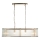Endon 110945 - Lestenec na verigi RIDGETON 4xE14/6W/230V medenina/prozorna