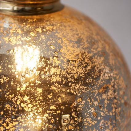 Endon 111336 - Viseča svetilka s kablom 1xE27/10W/230V zlata/dimna črna