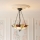 Endon 111879 - Lestenec na verigi Tiffany INGRAM 3xE27/10W/230V, premer 45 cm