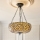 Endon 111882 - Lestenec na verigi Tiffany MILLE FEUX 3xE27/10W/230V, premer 45 cm