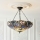 Endon 111887 - Lestenec na verigi Tiffany SULLIVAN 3xE27/10W/230V Ø 57 cm
