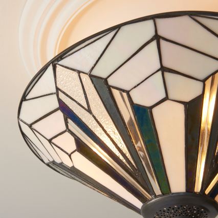 Endon 111895 - Površinsko montiran stropni lestenec Tiffany ASTORIA, 3xE27/10W/230V, Ø 48 cm