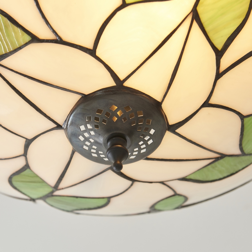 Endon 111896 - Pritrjen Tiffany lestenec BOTANICA 3xE27/10W/230V, premer 45 cm