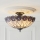 Endon 111906 - Stropni lestenec Tiffany HUTCHINSON 3xE27/10W/230V, premer 50 cm