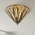 Endon 112191 - Stropna svetilka Tiffany ASTORIA 2xE27/60W/230V premer 40 cm