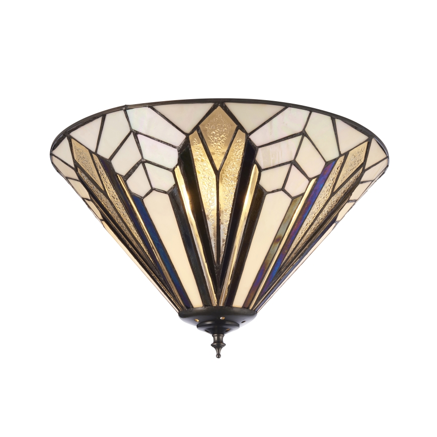 Endon 112191 - Stropna svetilka Tiffany ASTORIA 2xE27/60W/230V premer 40 cm