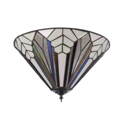 Endon 112191 - Stropna svetilka Tiffany ASTORIA 2xE27/60W/230V premer 40 cm