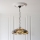 Endon 112193 - Lestenec na verigi Tiffany SULLIVAN 3xE27/60W/230V premer 57 cm