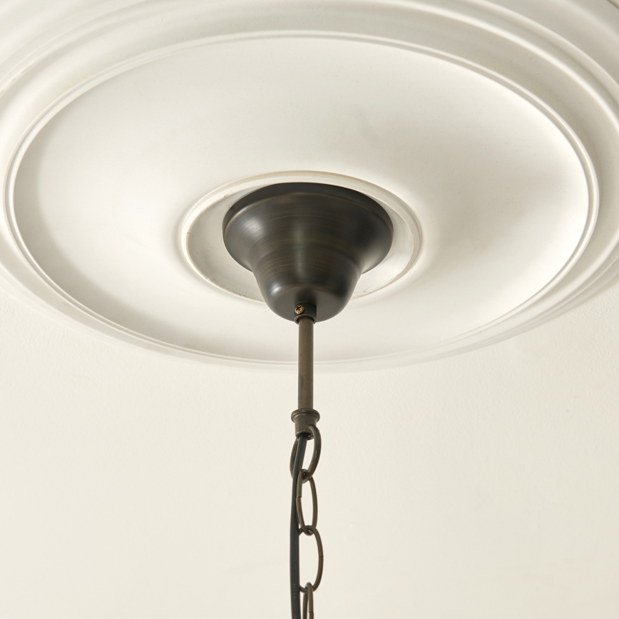 Endon 112246 - Lestenec na verigi Tiffany BOTANICA 1xE27/60W/230V, premer 45 cm