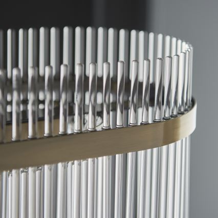 Endon 112573 - Lestenec na verigi MARIETTA 4xE14/6W/230V medenina/prozorna