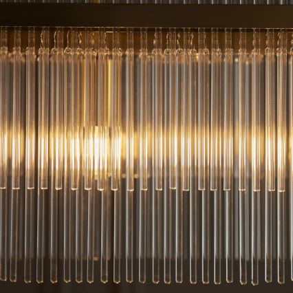 Endon 112573 - Lestenec na verigi MARIETTA 4xE14/6W/230V medenina/prozorna