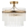 Endon 112575 - Nadgradni lestenec MARIETTA 3xE14/7W/230V medenina/prozorna