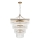 Endon 112576 - Lestenec na verigi MARIETTA 16xE14/6W/230V medenina/prozorna