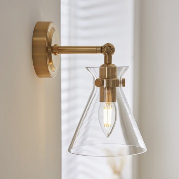 Endon 112861 - Stensko reflektorsko svetilo HARLOW 1xE14/7W/230V zlato