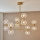 Endon 114041 - Lestenec na drogu 12xG9/3,2W/230V zlate barve
