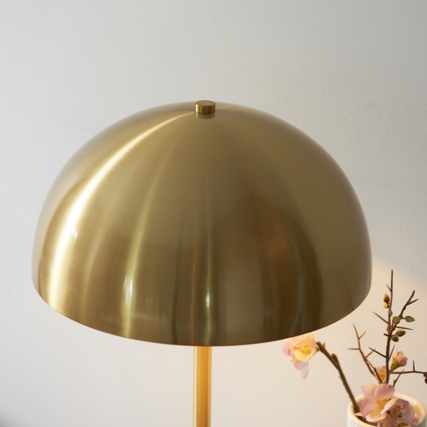 Endon 114210 - Namizna svetilka BERTOIA 1xE14/7W/230V iz medenine