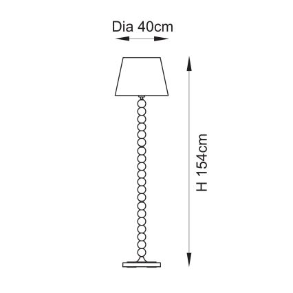 Endon 114658 - Talna svetilka HIGGLEDY 1xE27/10W/230V modra