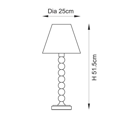 Endon 114714 - Namizna svetilka HIGGLEDY 1xE14/7W/230V modra/vijolična