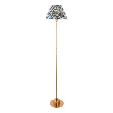 Endon 114778 - LED Zatemnitvena polnilna talna svetilka BURLEY LED/1,5W/5V medenina/modra