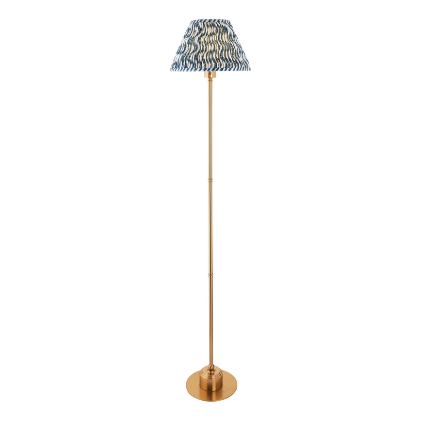 Endon 114778 - LED Zatemnitvena polnilna talna svetilka BURLEY LED/1,5W/5V medenina/modra