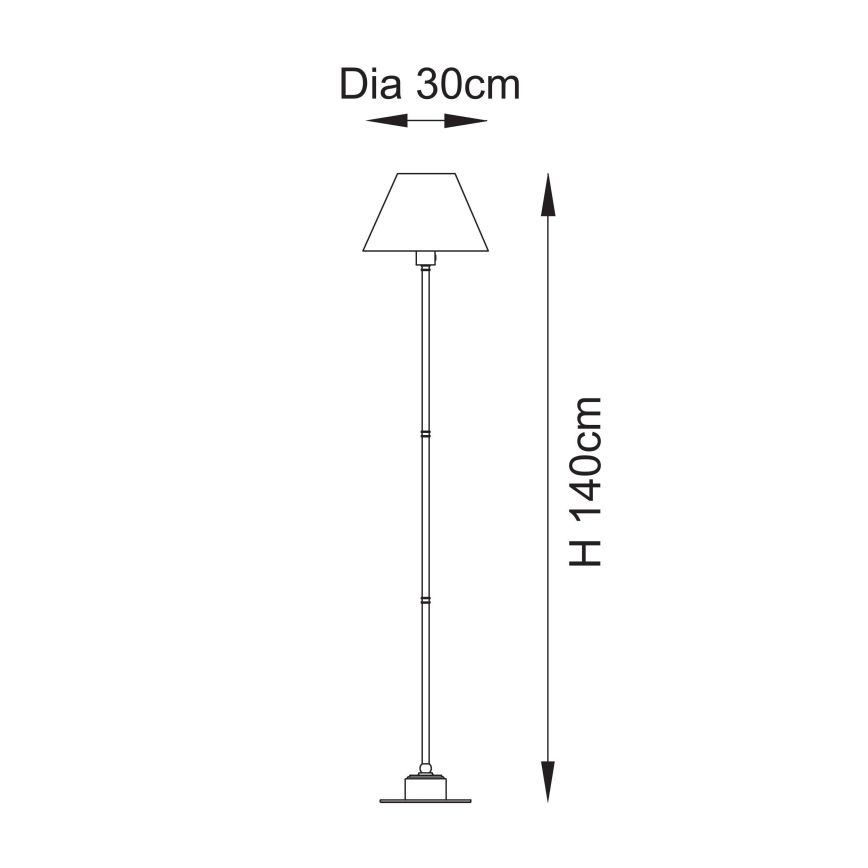 Endon 114778 - LED Zatemnitvena polnilna talna svetilka BURLEY LED/1,5W/5V medenina/modra