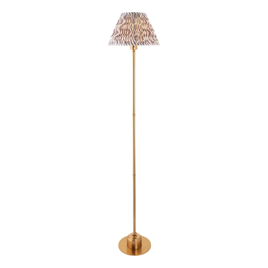 Endon 114785 - LED Zatemnitvena polnilna talna svetilka BURLEY LED/1,5W/5V 3600 mAh medenina/siva