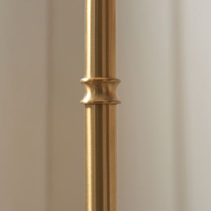 Endon 114785 - LED polnilna stoječa svetilka BURLEY z nastavljivo svetlostjo LED/1,5W/5V 3600 mAh medenina/siva