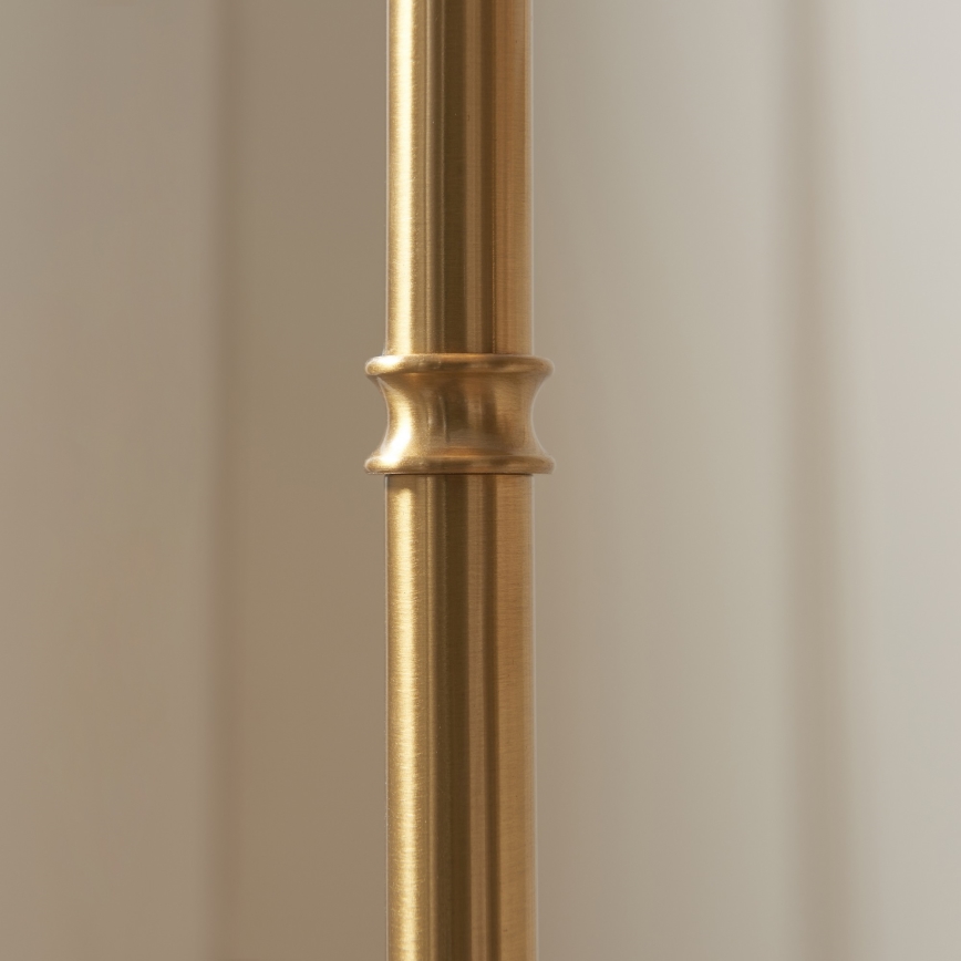 Endon 114786 - LED zatemnjiva polnilna talna svetilka BURLEY LED/1,5W/5V 3600 mAh mesing/rožnata